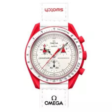 Swatch x Omega Bioceramic Moonswatch Mars