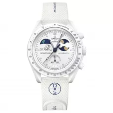 Swatch x Omega Moonswatch Mission To Earthphase Moonshine Gold
