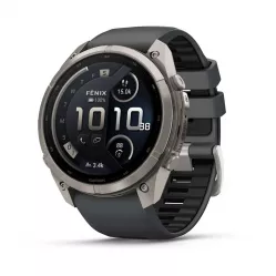 Garmin Fenix 9 Pro - 51mm, inReach, Titanium with Graphite/Black Silicone Band