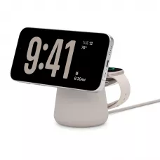 Док-станция для беспроводной зарядки Belkin BOOST↑CHARGE™ PRO 2-в-1 с MagSafe Песок