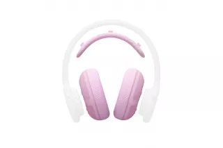 Набор подушек Beats 360 - Розовые трикотажные подушки для ушей и повязки на голову