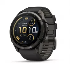 Garmin Fenix 9 Pro - 51mm, inReach, Carbon Gray DLC Titanium with Black/Pebble Gray Silicone Band