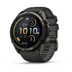 Garmin Fenix 9 Pro - 51mm, inReach, Carbon Gray DLC Titanium with Black/Pebble Gray Silicone Band