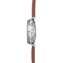 Pininfarina Senso Hybrid Brown Гибридные кожаные смарт-часы с белым циферблатом PMH01A-01