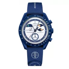 Swatch x Omega Bioceramic Moonswatch Moonshine Gold